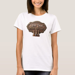 T-shirt Rose Cool MOINS DE PAROLE PLUS DE BOUTEILLES Art w