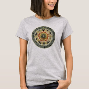 T-shirt Rose cosmique Mandala