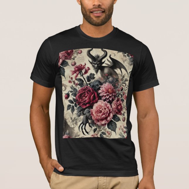 T-shirt 🔥 Rose Crematory – Gothic Wearable Art (Devant)