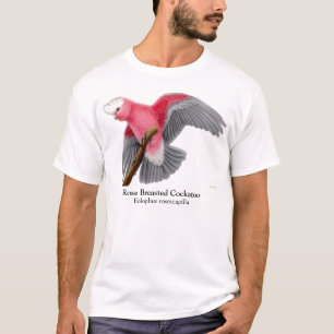 T-shirt rose de cacatoès de Breasted