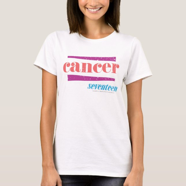T-shirt Rose de Cancer (Devant)