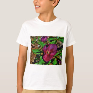 T-shirt Rose de carême rose Bourgogne