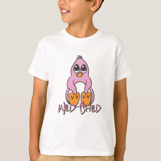 T-shirt Rose de carte de travail de pingouin