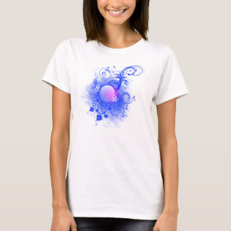 T-shirt rose de globe
