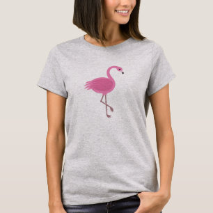 T-shirt rose de la pièce en t   de Flamant rose