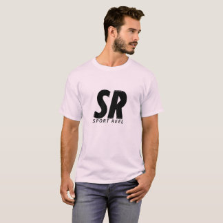 T-SHIRT ROSE DE SPORTREEL AVEC LE LOGO ORIGINAL