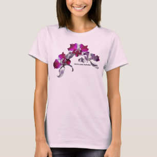 T-shirt Rose d'orchidées