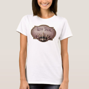 T-shirt Rose Dynamique MOINS DE PAROLES PLUS DE BOUTEILLES