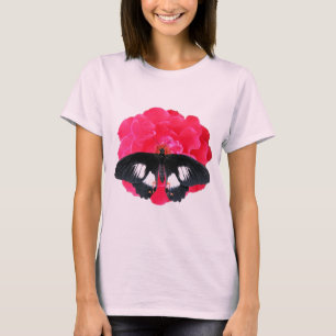T-shirt Rose et Swallowtail