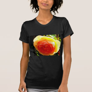 T-shirt Rose jaune