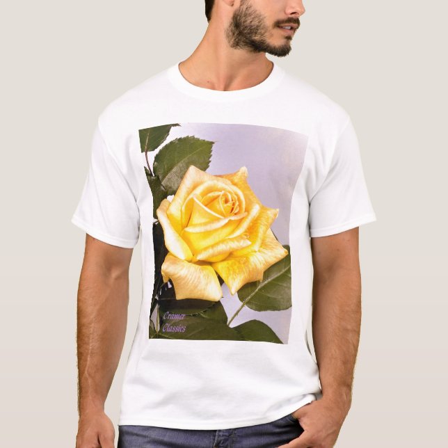 T-shirt Rose jaune (Devant)