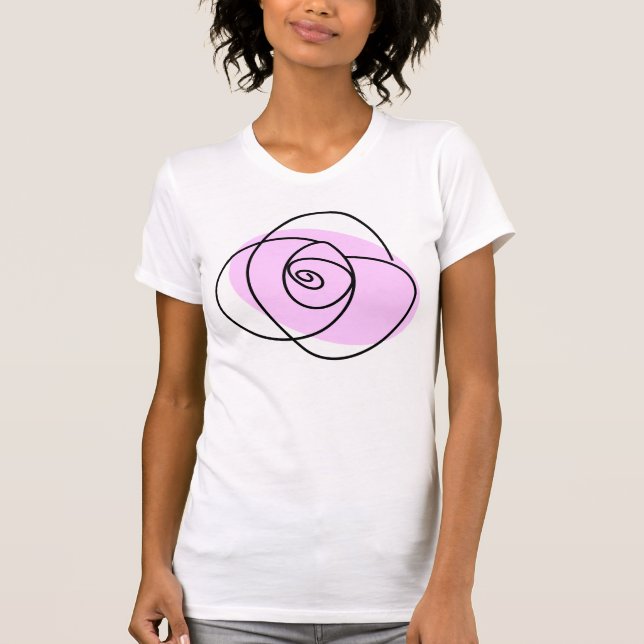 T-shirt rose Lilac (Devant)