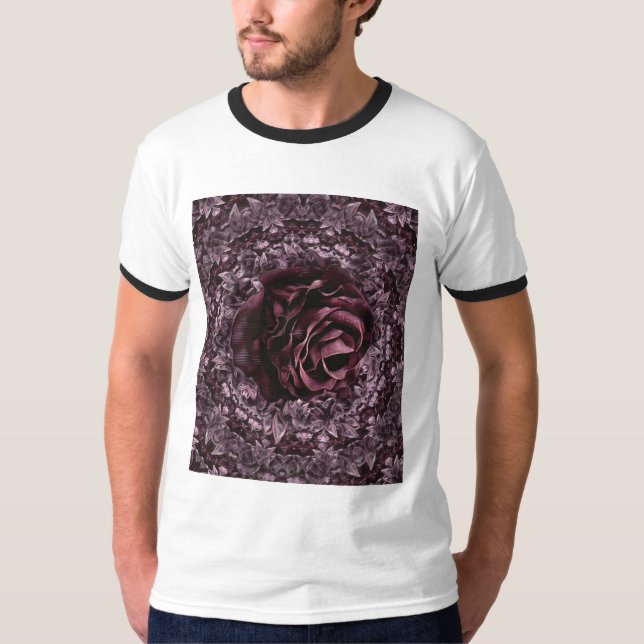 T-shirt Rose Mandala (Devant)