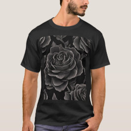 t-shirt rose noir