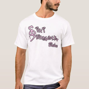 T-shirt rose/noir de babae de SG