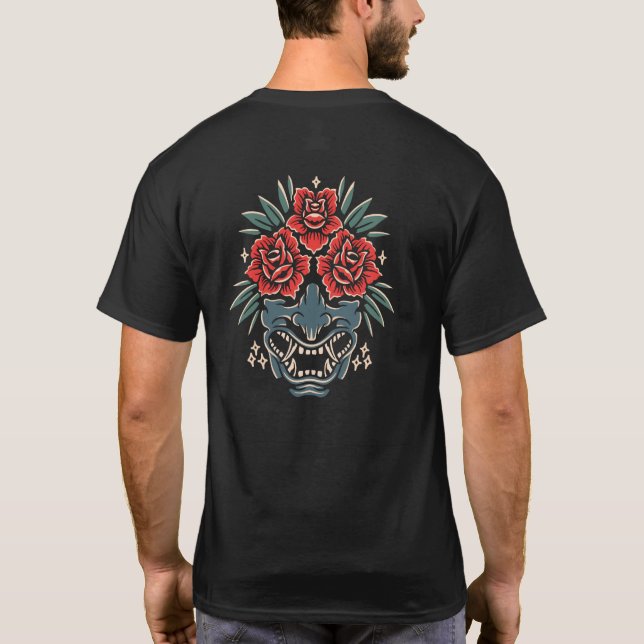 T-shirt Rose Oni Shirt (Dos)