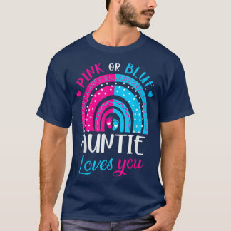 T-shirt Rose ou Bleu Auntie You Rainbow Genre Revea