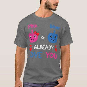 T-shirt Rose ou Bleu Je t'aime Déjà Genre Salle de Révélat