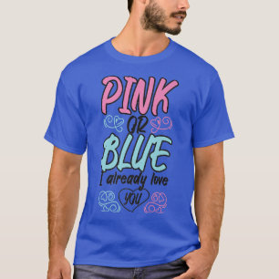 T-shirt Rose Ou Bleu Je T'Aime Déjà Maman Grossesse Pa