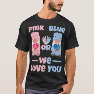 T-shirt Rose Ou Bleu Nous Vous Aimons Mignonne Famille Gen