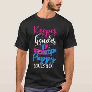 T-shirt Rose Ou Bleu Pappy Aime Vous Garder Révélation De 