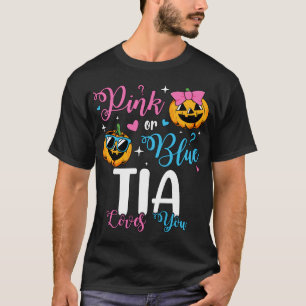 T-shirt Rose Ou Bleu Tia Vous Aime Citrouille Baby Men