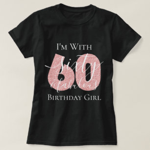 T-shirt Rose personnalisé Gold Soixante-fae Parties scint
