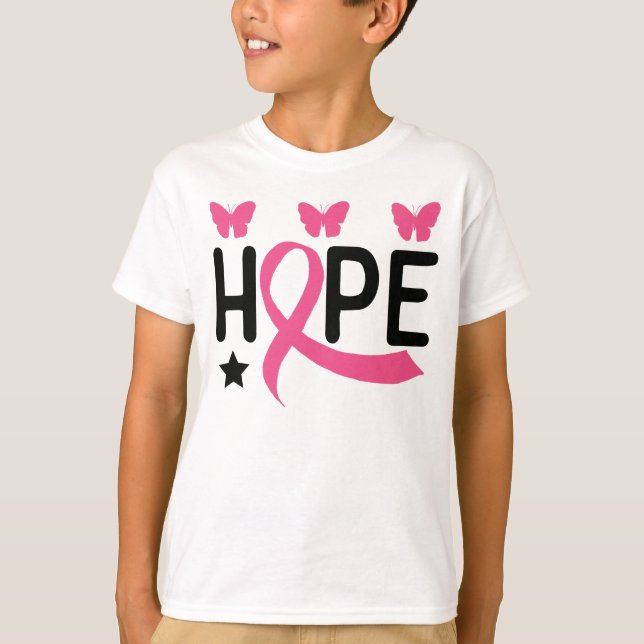 T-shirt Rosé Ribbon Guerrier Lutteur Guerrier Cancer du se (Devant)