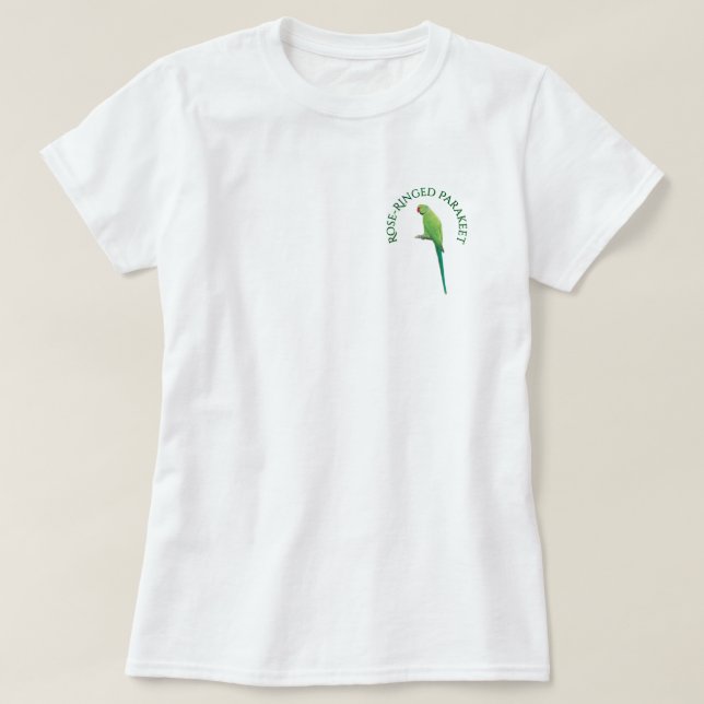 T - Shirt - Rose-Ringelparaket (Design vorne)