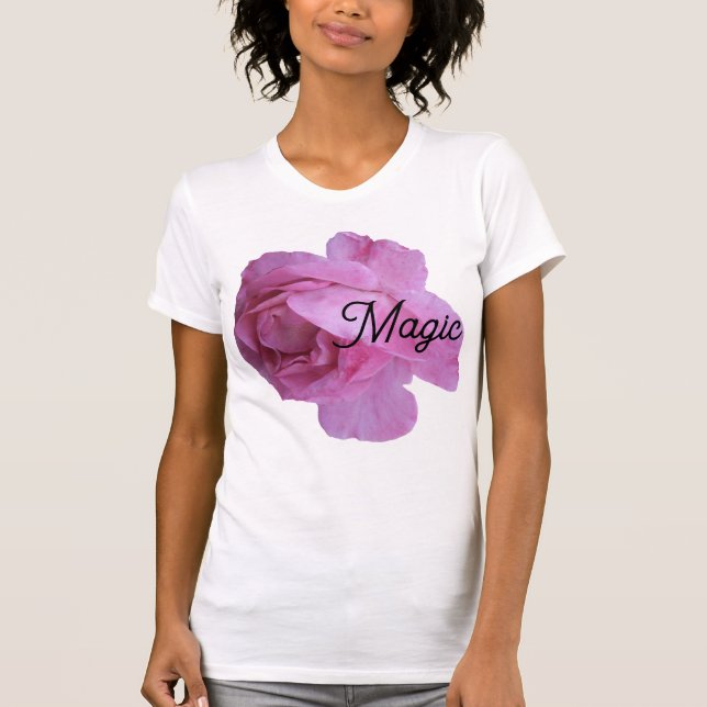 T-shirt Rose rose chaud classique par Berglind Jewelry Des (Devant)