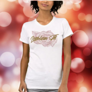 T-shirt Rose rose Lesbienne AF