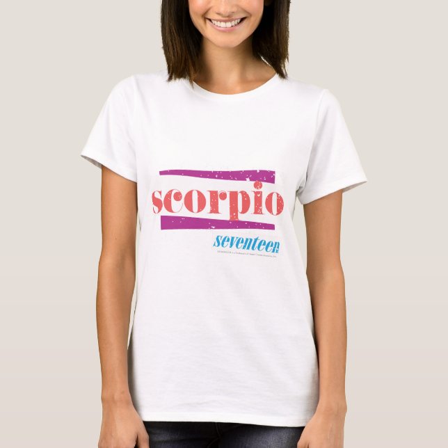 T-shirt Rose Scorpio (Devant)