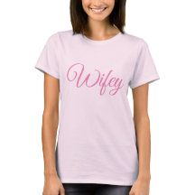 T-Shirt Rose Script Rose Wifey