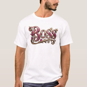 T-shirt Rose Tendance BOSS Expression Artistique
