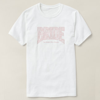 T-shirt Rose Toile MARIÉE Fête de Fiançailles Enterrement