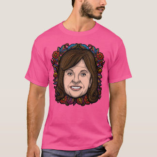 T-shirt Roseanne Barr (Fleurs)