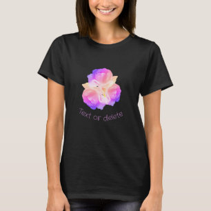T-shirt Roses Blanches Avec Bouquet Raindrops Personnalisé