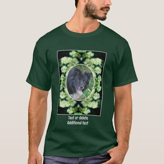 T-shirt Roses Blanches Sauvages Créez votre propre animal  (Devant)