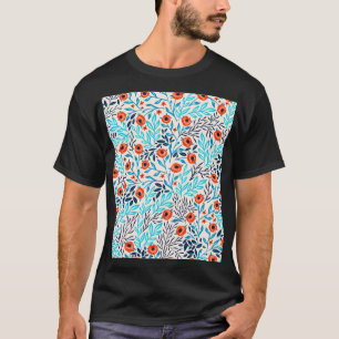 T-shirt Roses colorés Abstraits : Floral Vintage