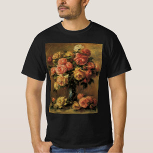 T-shirt Roses dans un vase de Pierre Renoir, Beaux-arts an