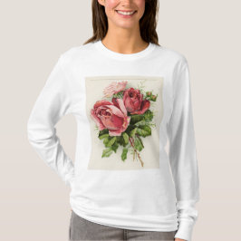 T-shirt Roses d'antiquités vintages