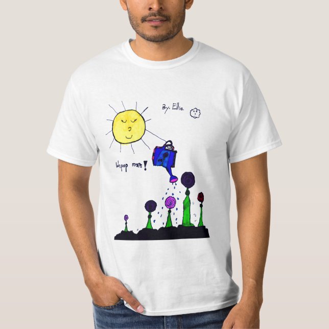 T-shirt Roses de lucette d'Ellie Rivards (Devant)