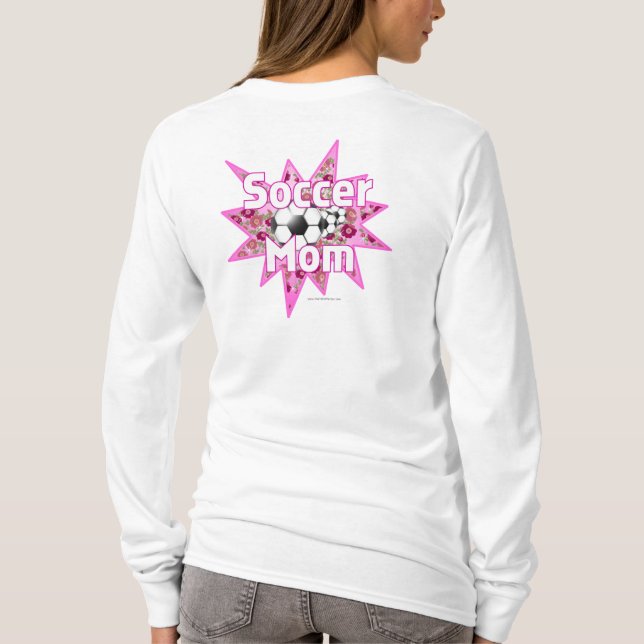 T-shirt Roses de maman de football (Dos)