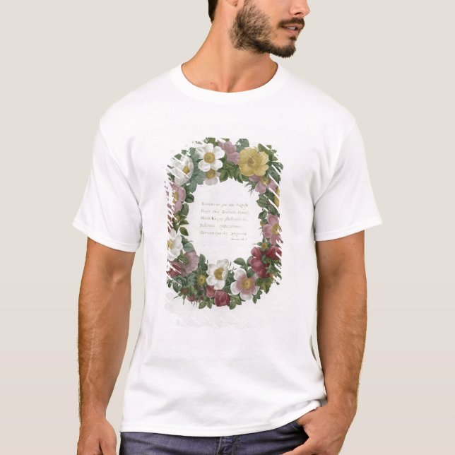 T-shirt Roses de Noël (Devant)