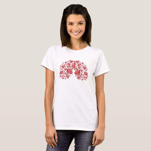 T-shirt Roses et espoir (Devant entier)