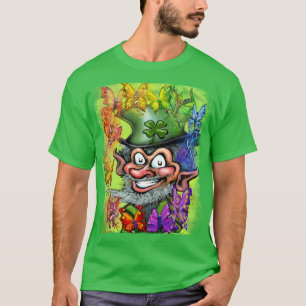 T-Shirt Roses Fées Arc-en-Ciel