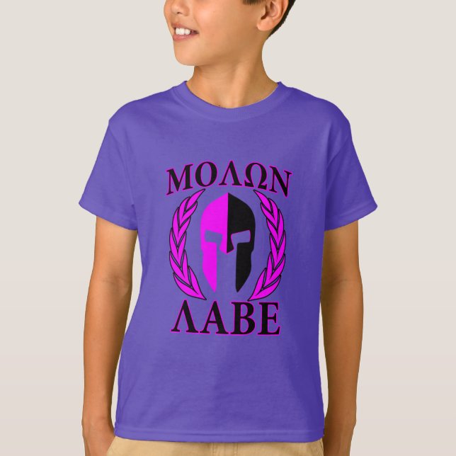 T-shirt Roses indien spartiates de lauriers de casque de (Devant)