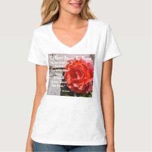 T-shirt Roses Parmi les Épines  Femmes