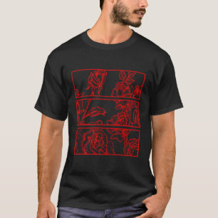 T-shirt Roses Rouges Vêtements esthétiques Traps doux