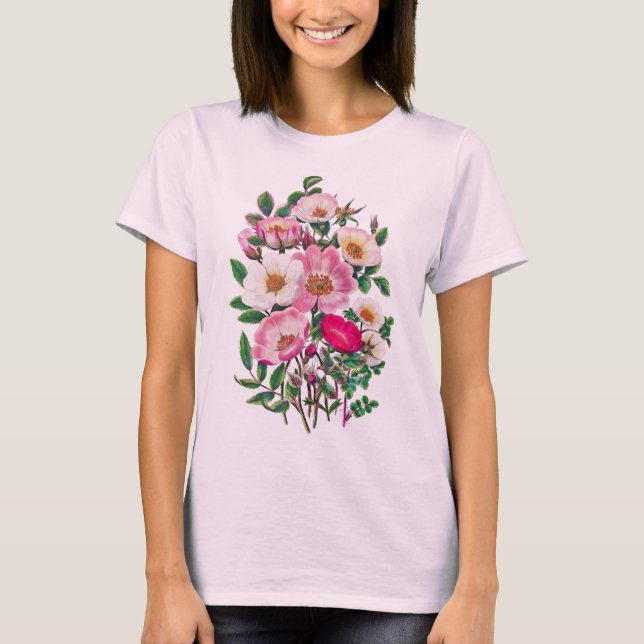 T-shirt Roses sauvages (Devant)